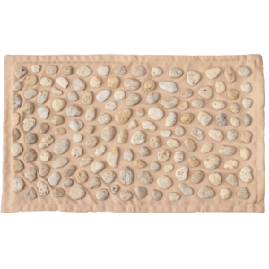 Masážna podložka s prírodnými kamienkami Ortek SOFT 74x44cm