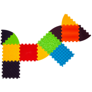 Masážna podložka Ortek Puzzle Morské 6 prvkov + 6 trojuholníkov
