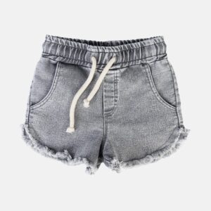 Vintage sivá Jeans Raw šortky